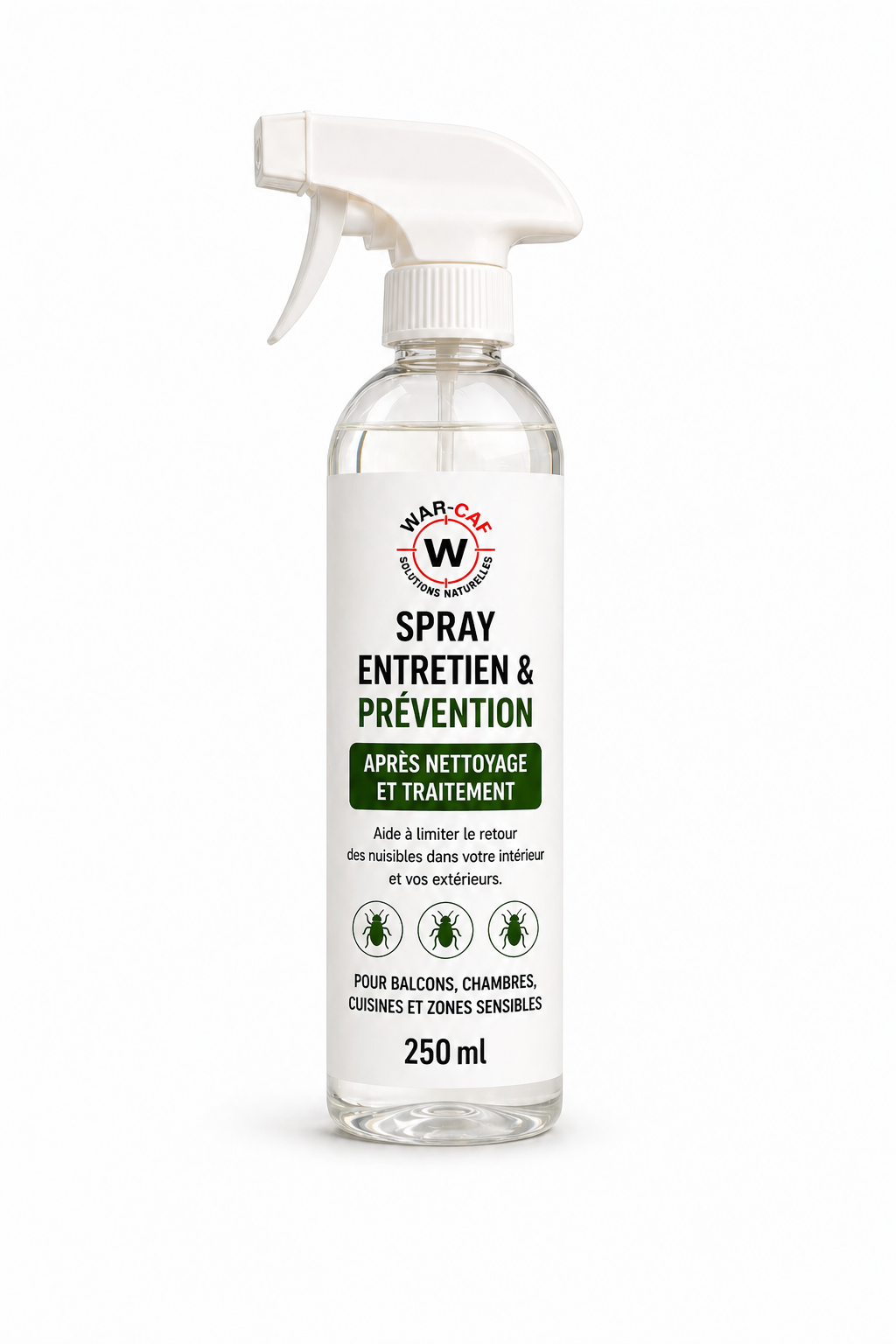 Spray naturel anti-nuisibles – entretien & prévention 250 ml (complément après traitement)